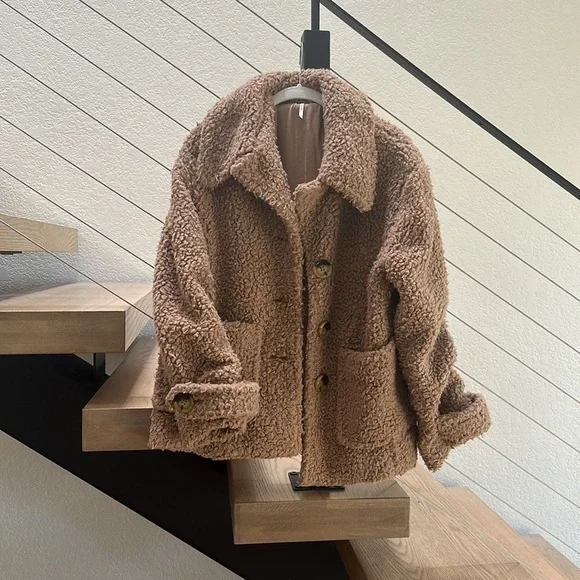 Free People Teddy Coat Jacket - Picture 1 of 10